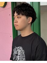 ビューティサロン ヒロセ&nbsp;センターパート　ツイストパーマ