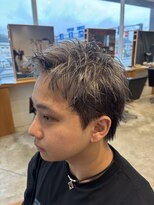 メンズカノエ 山口小郡店(Men's CANOE) デザインカラー×スパイキーショート