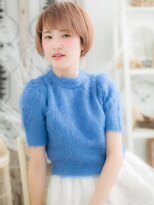 モッズヘア 上尾西口店(mod's hair) オレンジカラー斜めバングハンサムショート上尾20代30代40代a!