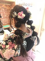 ネオリーブアイム 横浜西口店(Neolive aim)&nbsp;編みおろしアレンジ