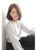 大人可愛いボブ
