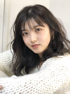 フォーク(FOLK) 恵比寿×YAMATO 大人ダークアッシュ×シースルーバング