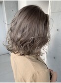 Lien☆美髪ナチュラルイルミナグレージュ外ハネボブ 立川