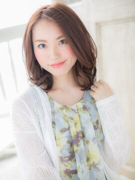 モッズ ヘア 福岡姪浜店(mod's hair) *mod's姪浜*…センターパートx毛先パーマ♪グラマラスセミディd