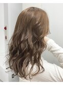 【ALIVE吉祥寺】小顔セミウェットウェーブオリーブカラー