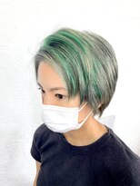 クラン ヘアーアンドスタジオ(CLAN hair & studio)&nbsp;グリーンメッシュ