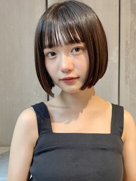 ロンプ(romp) 耳掛けも決まるあごラインボブ 【romp恵比寿】【Satoru】iii