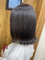 フゥカ 類家店(fuka)&nbsp;【暗髪☆】濃厚グレージュカラー ＊。