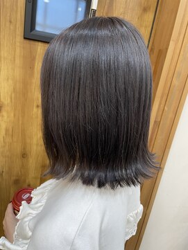 フゥカ 類家店(fuka) 【暗髪☆】濃厚グレージュカラー ＊。