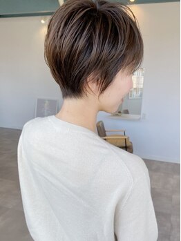 シロ 延岡店(SIRO)の写真/宮崎延岡で大人女性の為のショートボブスタイルを得意とするスタイリストがショートヘアのご提案を―。