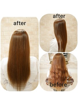 ヴィアスヘアー(vias hair) ナチュラルストレートスタイル