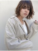 【エイチ原宿/GAKU】外ハネボブ/アッシュブラウン