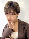ミルクティーアッシュ×ナチュラルショート20代30代40代