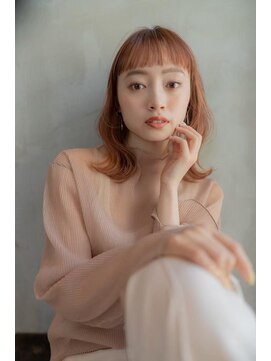 ドットハリス(.Hallis) 大人かわいい/小顔/ミディアムレイヤー/20代30代40代