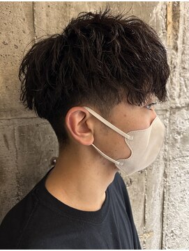 ニアウ 太田店(Niau) 波巻きスパイラルパーマメンズカットメンズパーマツイスト眉毛