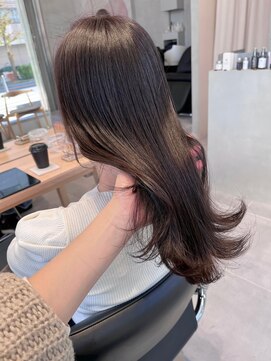 ガリカ 横浜(Gallica) 【minami】透明感地毛風カラー/ゆるふわフェミニンロング