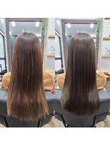 ナチュラル 泉中央店(Natural) 脱赤みカラー→オリーブアッシュ