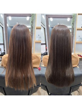 ナチュラル 泉中央店(Natural) 脱赤みカラー→オリーブアッシュ