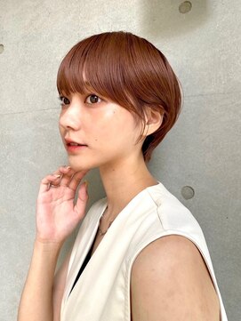 ガーデン タチカワ(garden tachikawa) 耳掛けショート × ベリーブラウン