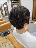 ショート×パーマ