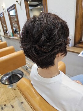 スウィープ(sweep) ショート×パーマ