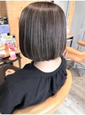 ハイライト/ボブ/白髪ぼかしハイライト/金沢八景