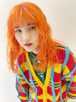 ダブ アオヤマ(DaB AOYAMA)&nbsp;くせっ毛活かしたキャロットオレンジ