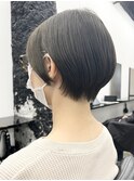 #チェリーブラウンデジタルパーマミニウルフ#ホワイトグレージュ