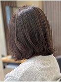 ミルクティーベージュカラーくびれヘアグレージュカラー韓国