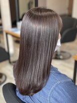 アトリエコア(Atelier Coa)&nbsp;髪質改善トリートメントミルクティーベージュカラーくびれヘア