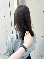 ディジョン(Dijon)&nbsp;韓国顔まわりレイヤーカットグレージュオリーブベージュブラウン