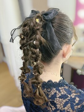 スパークル(SPARKLE-) ポニー編み下ろし