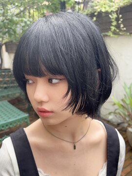 ピークアブー 表参道(PEEK-A-BOO) aespaウインターさんのボブ