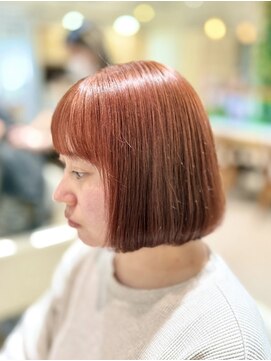 アルクバイネオリーブ 荻窪店(arc by neolive) アプリコットオレンジとボブ♪