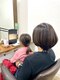 美容室 カノン(Kanon)の写真/忙しいママも通えるサロン！半個室なので、周りを気にせずにゆったりとしたサロンタイムをお過ごし下さい♪
