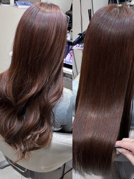 マキュムドオリ 並木通り(MAQUM) 【Rei限定】巻ける髪質改善ストレート×韓国レイヤー