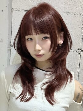 ライン(LINE) 韓国風/レイヤー/小顔/前髪カット/ハッシュカット