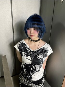 キイ ギンザ(k.e.y GINZA) 青髪
