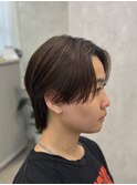 MEN’S HAIR/サーフカール/刈り上げセンターパート/津田沼