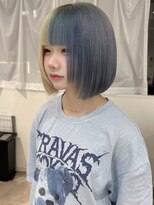 ホープ(hope)&nbsp;あご下2cm王道ボブ ツートーンカラー 梅田