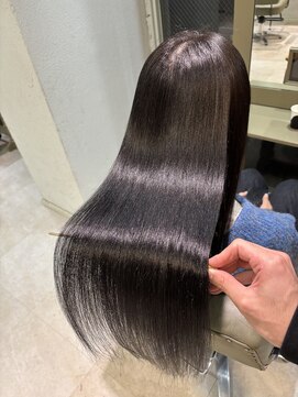 Designerけいと×艶髪アッシュグレージュ/京都/河原町/髪質改善