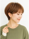 ショートカット・レイヤーカット×白髪ぼかし