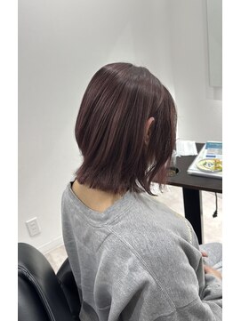 クロス ツー(COROSS2) ピンクラベンダー／ブリーチあり／切りっぱなし／岡山