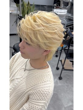 オム ブランシェ(HOMME BLANCHE’) 【Ryo】ホワイトブロンドカラー