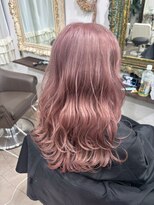 ルネラトーキョー(RUNERA TOKYO) ピンクベージュ ダブルカラー 髪質改善トリートメント