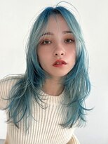グリーン 表参道(green)&nbsp;【green表参道】ブリーチ/アイスブルー