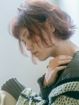 エミュ 表参道 青山(emu) 【emu井上信洋】ピンクカラーにルーズパーマボブ【エミュ】
