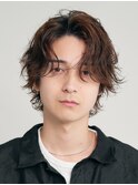  銀座シャドウパーマニュアンスパーマツーブロックメンズパーマ 