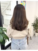 髪質改善 パーマ レイヤー レイヤーカット ハイライト 前髪