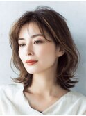 白髪ぼかし脱白髪染め似合わせレイヤーカット40代50代60代